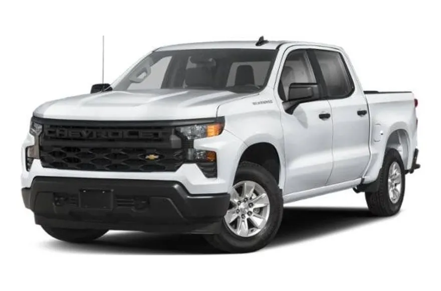 Chevrolet Silverado 1500 Work Truck crew cab in Summit White