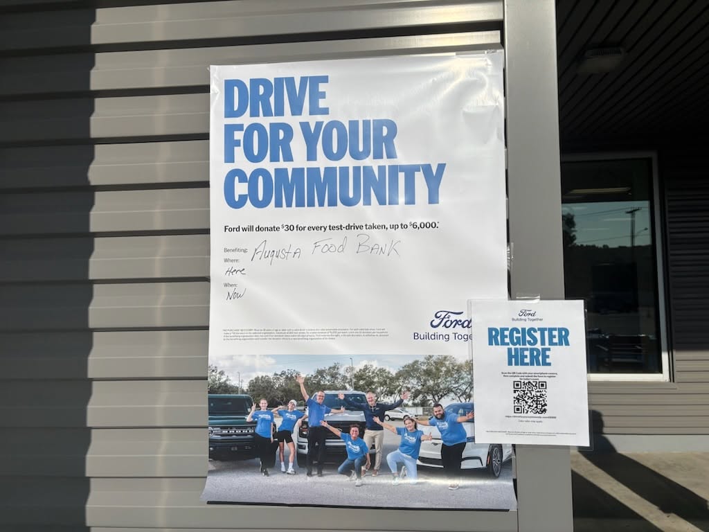 Ford Drive 4 UR Community event at Quirk Ford Augusta