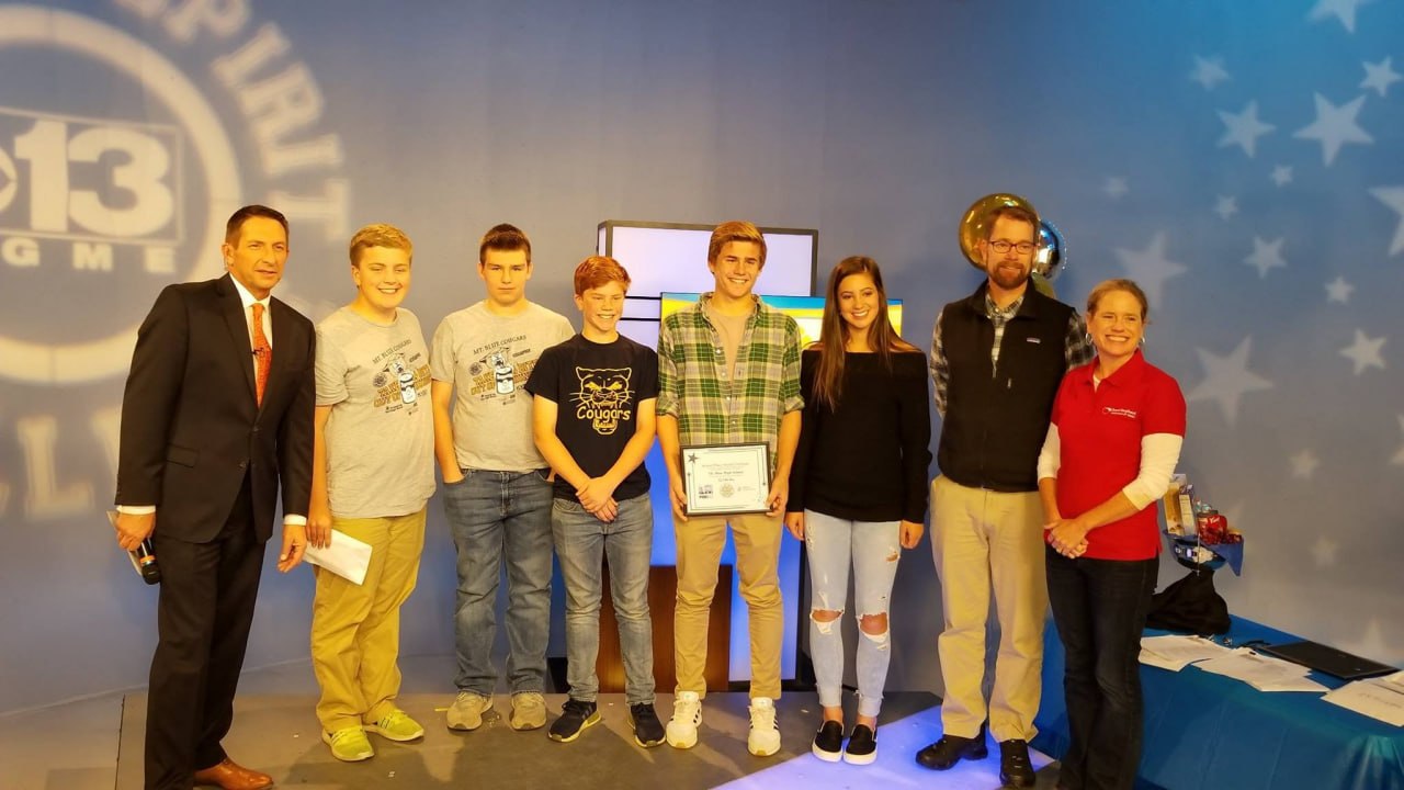 WGME School Spirit Challenge award ceremony