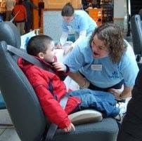 Safe Kids Maine car seat inspection event at Quirk Chevrolet Bangor